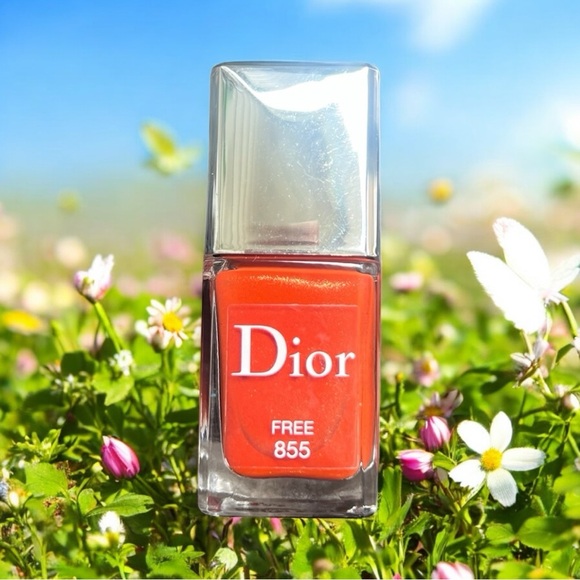 Dior Other - Christian Dior Gel-Effect Nail Polish Free 855 Orange 10 ml. NEW